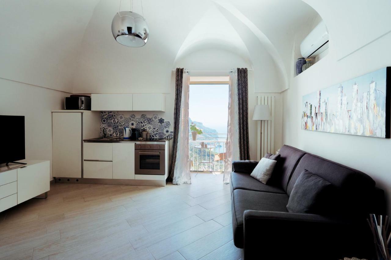 Chez Rosa - Cozy Sea View Openspace - 10Mins From Belmond Caruso Ravello Luaran gambar